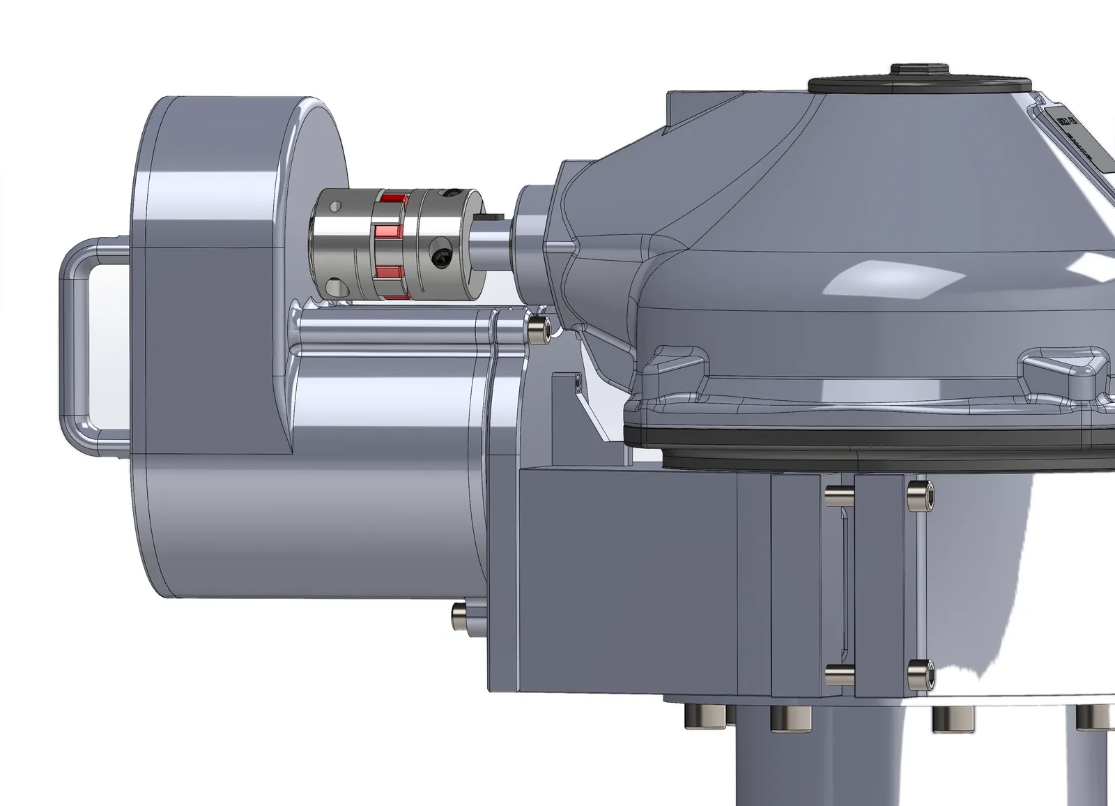 Servo, coupling and gearbox input